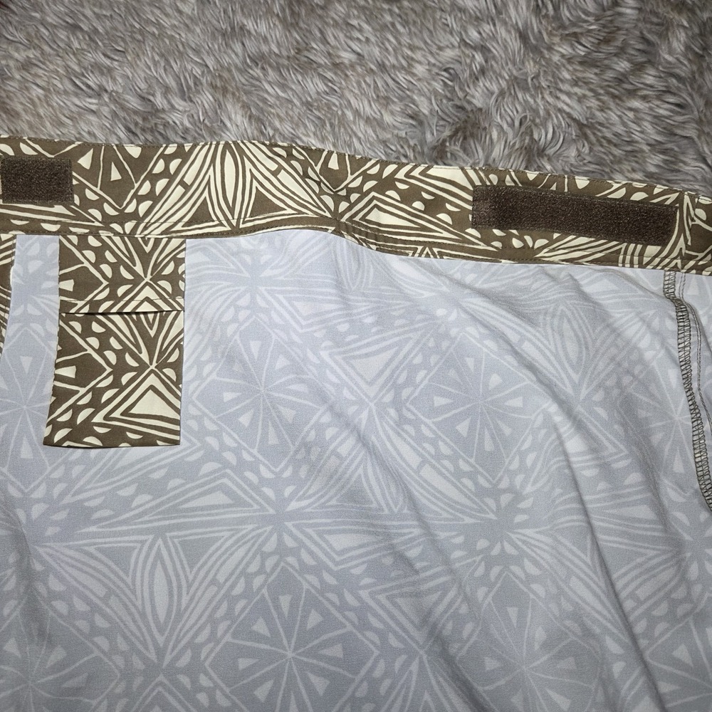 Rip Skirt Hawaii Womens Medium Tribal Geometric Mini Skirt Beach Resort Vacation - Picture 9 of 9